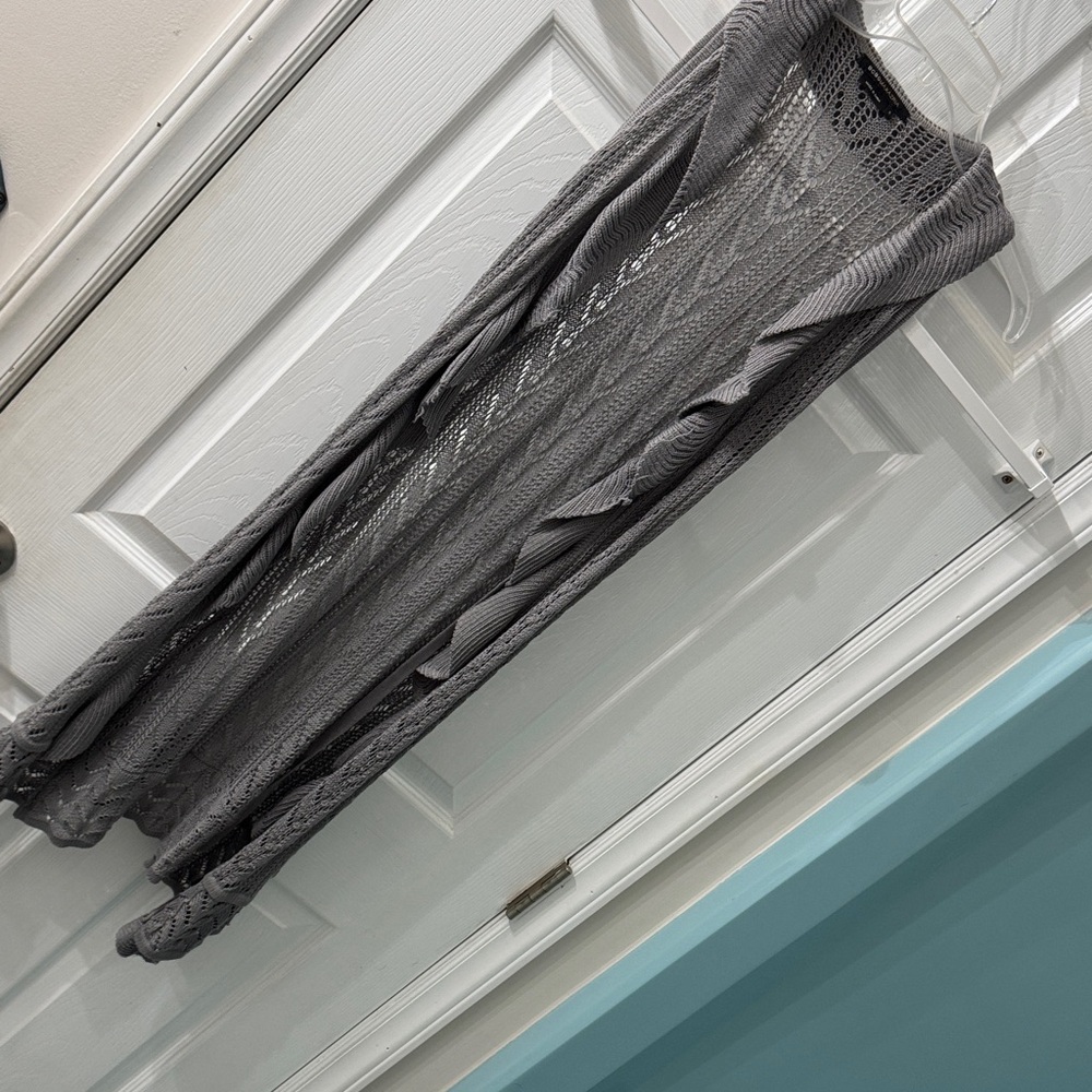 BCBGMaxAzria Gray Knit Top